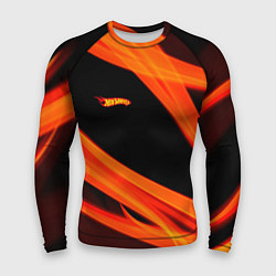 Рашгард мужской Hot Wheels Fire BackGround, цвет: 3D-принт