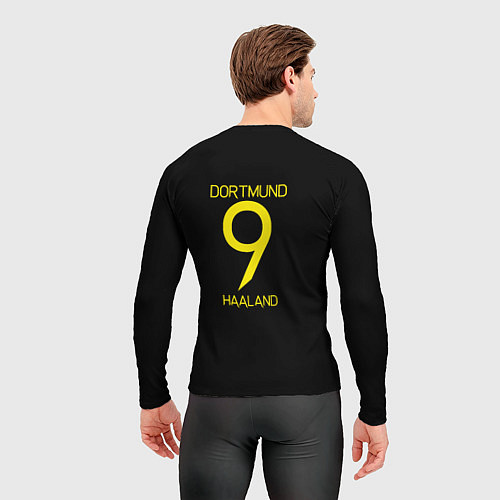Мужской рашгард Haaland 9 - Borussia Dortmund / 3D-принт – фото 4