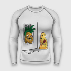 Рашгард мужской HERES PINEAPPLE!, цвет: 3D-принт