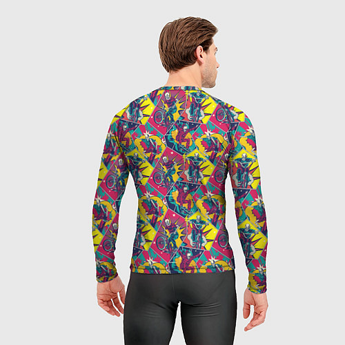 Мужской рашгард Езда на Велосипеде BMX и Скейтборде / 3D-принт – фото 4