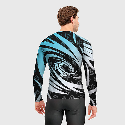 Мужской рашгард ШЕНЬ Х ГЕНШИН ИМПАКТ УЛЬТА / 3D-принт – фото 4