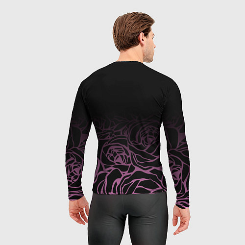 Мужской рашгард Adele Розы / 3D-принт – фото 4