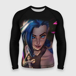 Рашгард мужской Jinx - Джинкс Паудер, цвет: 3D-принт