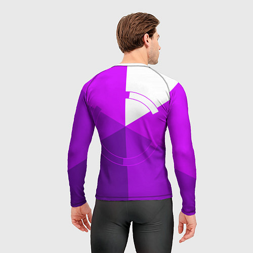 Мужской рашгард Bubble Kvass fish emblem / 3D-принт – фото 4