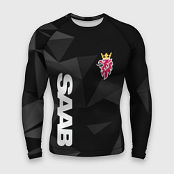 Рашгард мужской SAAB , СААБ, цвет: 3D-принт