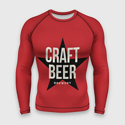 Рашгард мужской CRAFT-BEER, цвет: 3D-принт