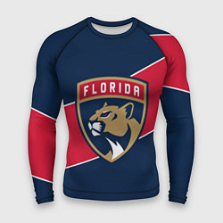 Рашгард мужской Florida Panthers , Флорида Пантерз, цвет: 3D-принт