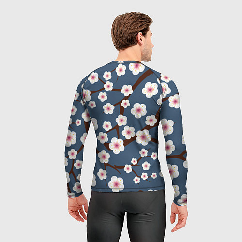 Мужской рашгард Цветущее дерево / 3D-принт – фото 4