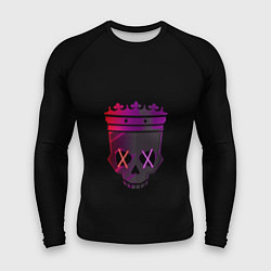 Рашгард мужской Череп с короной Skull with crown, цвет: 3D-принт