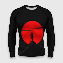 Рашгард мужской SAMURAI RED MOON, цвет: 3D-принт