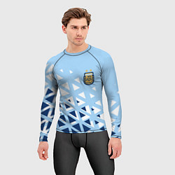Рашгард мужской Сборная Аргентины футбол, цвет: 3D-принт — фото 2