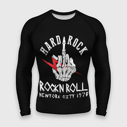 Рашгард мужской ROCKNROLL Hard Rock, цвет: 3D-принт