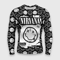 Рашгард мужской NIRVANA символика, цвет: 3D-принт