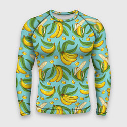 Рашгард мужской Banana pattern Summer Fashion 2022, цвет: 3D-принт