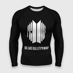 Рашгард мужской BTS WE ARE BULLETPROOF БТС - мы пуленепробиваемые, цвет: 3D-принт