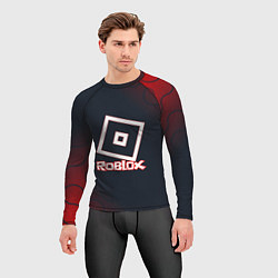 Рашгард мужской Roblox : logo, цвет: 3D-принт — фото 2