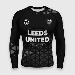 Рашгард мужской Leeds United Форма Champions, цвет: 3D-принт