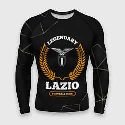 Рашгард мужской Лого Lazio и надпись Legendary Football Club на те, цвет: 3D-принт