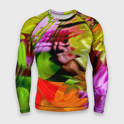 Рашгард мужской Разноцветная абстрактная композиция Лето Multi-col, цвет: 3D-принт