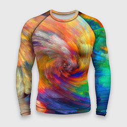 Рашгард мужской MULTICOLORED SWIRLS, цвет: 3D-принт