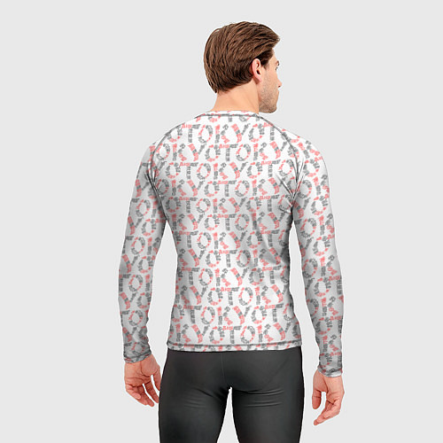 Мужской рашгард Tokyo revengers valhalla glitch паттерн / 3D-принт – фото 4
