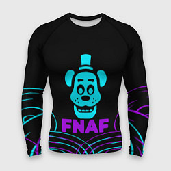 Рашгард мужской FNAF Фредди neon, цвет: 3D-принт