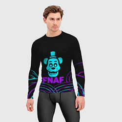 Рашгард мужской FNAF Фредди neon, цвет: 3D-принт — фото 2