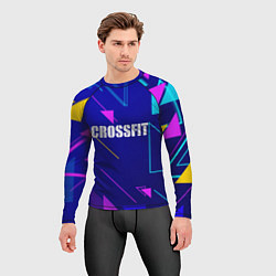 Рашгард мужской Дефрагментация - Crossfit, цвет: 3D-принт — фото 2