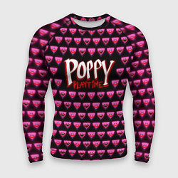Рашгард мужской Poppy Playtime - Kissy Missy Pattern - Huggy Wuggy, цвет: 3D-принт