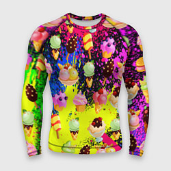 Рашгард мужской Мороженки Вкуснятина, цвет: 3D-принт