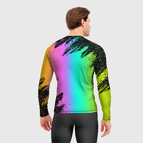 Мужской рашгард Sonic neon / 3D-принт – фото 4