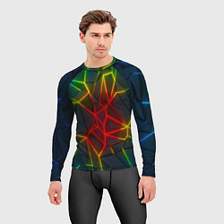 Рашгард мужской Семицветный перелив, цвет: 3D-принт — фото 2