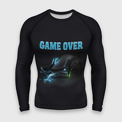 Рашгард мужской Game over - доигрался, цвет: 3D-принт