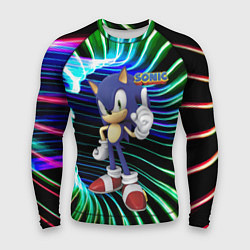 Рашгард мужской Sonic - hedgehog - video game, цвет: 3D-принт