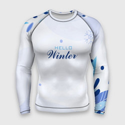 Рашгард мужской Привет Зима, цвет: 3D-принт