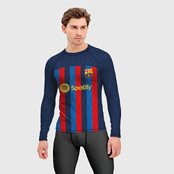 Рашгард мужской Ферран Торрес Барселона форма 20222023, цвет: 3D-принт — фото 2