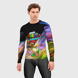 Рашгард мужской Super Mario Odyssey - Hero turtle Koopa Troopa, цвет: 3D-принт — фото 2