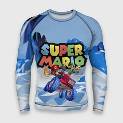 Рашгард мужской Марио и Луиджи гонщики - Super Mario, цвет: 3D-принт