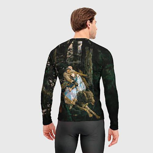 Мужской рашгард Васнецов Иван царевич на Сером Волке / 3D-принт – фото 4