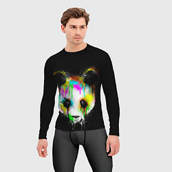Рашгард мужской Панда в краске, цвет: 3D-принт — фото 2
