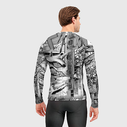 Мужской рашгард Аки Человек Бензопила / 3D-принт – фото 4