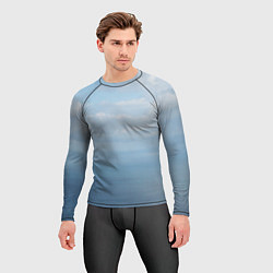 Рашгард мужской Крымское море, цвет: 3D-принт — фото 2