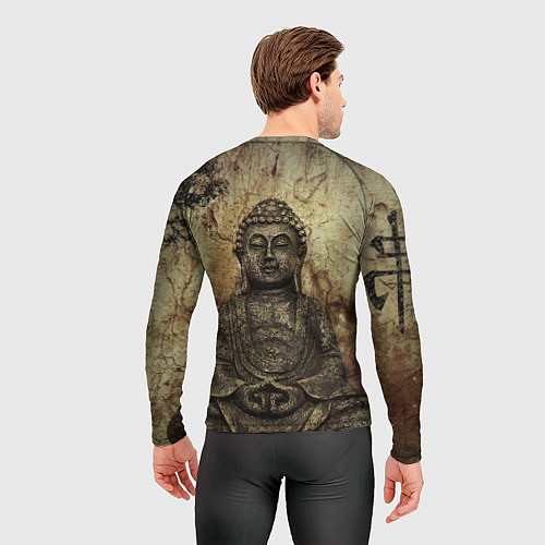 Мужской рашгард Статуя Будды / 3D-принт – фото 4