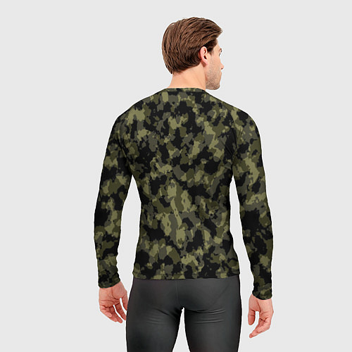 Мужской рашгард Камуфляж / 3D-принт – фото 4
