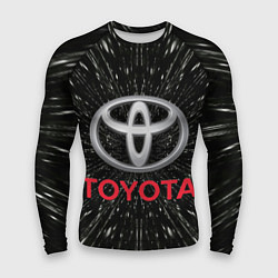 Рашгард мужской Тойота, эмблема, автомобильная тема, цвет: 3D-принт