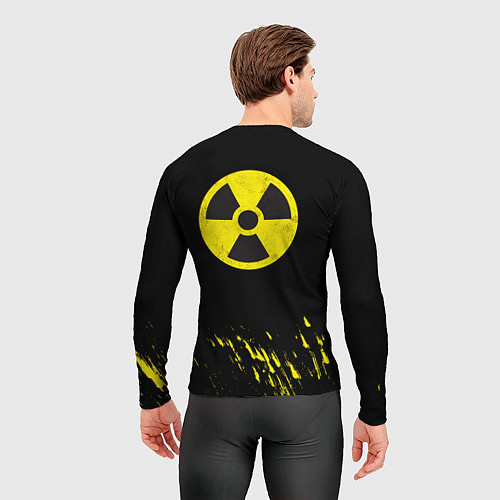 Мужской рашгард Radiation - радиационная опасность / 3D-принт – фото 4