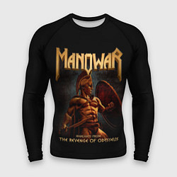 Рашгард мужской Manowar rock, цвет: 3D-принт