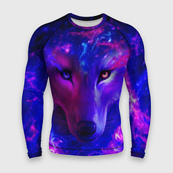 Рашгард мужской Волшебный звездный волк, цвет: 3D-принт