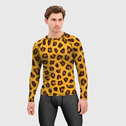 Рашгард мужской Текстура леопарда, цвет: 3D-принт — фото 2
