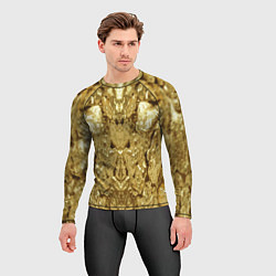 Рашгард мужской Золотая кожа, цвет: 3D-принт — фото 2